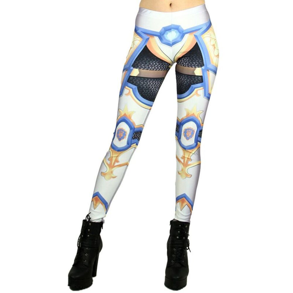 World of Leggings Premium Graphic Print Hero Armor Leggings